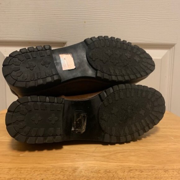 Preowned: NAUTICA BOSUN 2 Women 8.5 Low Lug Faux Leather/Suede Boots Brown - NWT - Picture 5 of 9